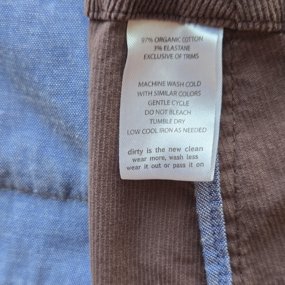 Toad & Co Cruiser Cord Button Front Mini Skirt - Size 2 - Picture 7 of 8